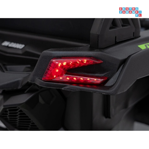 [CA003] Mocny Maverick ATV CAN-AM Buggy 4X200W 24V/5Ah EVA, pokrowiec, pilot LED, MP3, BT - zielony
