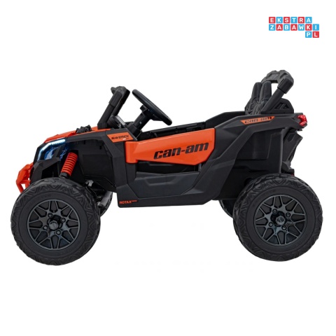 [CA003] Mocny Maverick ATV CAN-AM Buggy 4X200W 24V/5Ah EVA, pokrowiec, pilot LED, MP3, BT - pomarańczowy