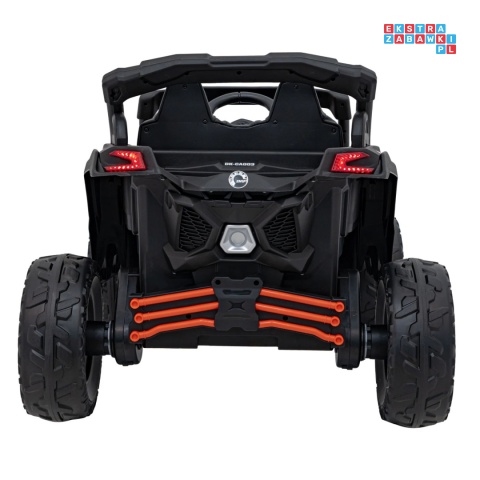 [CA003] Mocny Maverick ATV CAN-AM Buggy 4X200W 24V/5Ah EVA, pokrowiec, pilot LED, MP3, BT - pomarańczowy