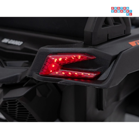 [CA003] Mocny Maverick ATV CAN-AM Buggy 4X200W 24V/5Ah EVA, pokrowiec, pilot LED, MP3, BT - pomarańczowy