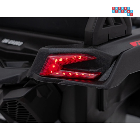 [CA003] Mocny Maverick ATV CAN-AM Buggy 4X200W 24V/10Ah EVA, pokrowiec, pilot LED, MP3, BT - czerwony