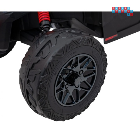 [CA003] Mocny Maverick ATV CAN-AM Buggy 4X200W 24V/10Ah EVA, pokrowiec, pilot LED, MP3, BT - czerwony