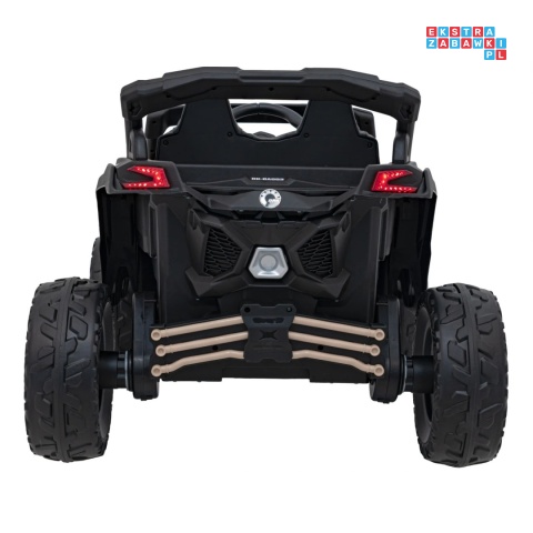 [CA003] Mocny Maverick ATV CAN-AM Buggy 4X200W 24V/10Ah EVA, pokrowiec, pilot LED, MP3, BT - beżowy
