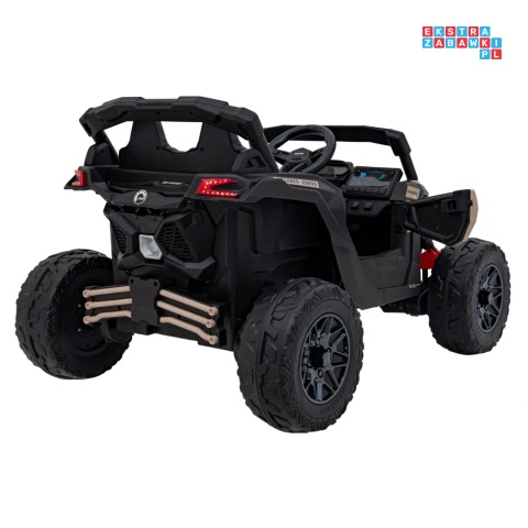 [CA003] Mocny Maverick ATV CAN-AM Buggy 4X200W 24V/10Ah EVA, pokrowiec, pilot LED, MP3, BT - beżowy