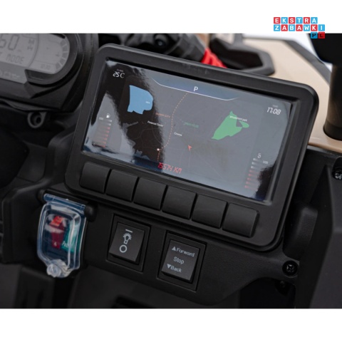 [CA003] Mocny Maverick ATV CAN-AM Buggy 4X200W 24V/10Ah EVA, pokrowiec, pilot LED, MP3, BT - beżowy