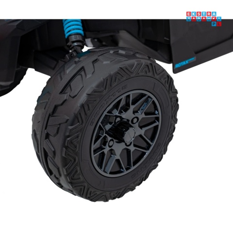 [CA003] Mocny Maverick ATV CAN-AM Buggy 4X200W 24V/10Ah EVA, pokrowiec, pilot LED, MP3, BT - niebieski