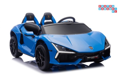[A500.STRONG] Lamborghini Revuelto XL auto na akumulator 200W 24V//7Ah silnik bezszczotkowy pompowane koła ekoskóra