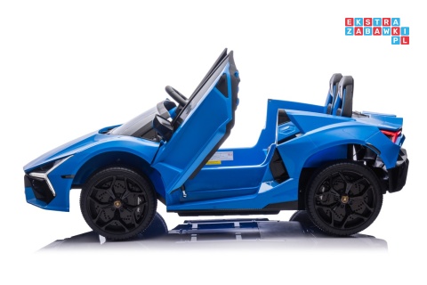 [A500.STRONG] Lamborghini Revuelto XL auto na akumulator 200W 24V//7Ah silnik bezszczotkowy pompowane koła ekoskóra