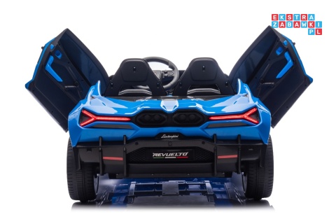 [A500.STRONG] Lamborghini Revuelto XL auto na akumulator 200W 24V//7Ah silnik bezszczotkowy pompowane koła ekoskóra