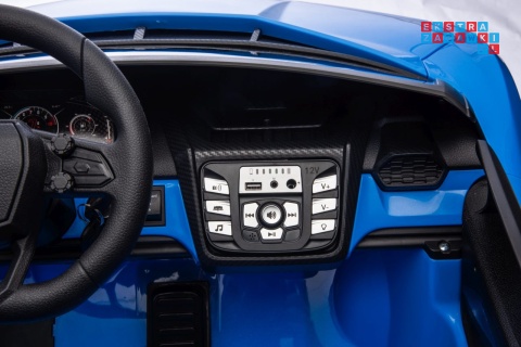 [A500.STRONG] Lamborghini Revuelto XL auto na akumulator 200W 24V//7Ah silnik bezszczotkowy pompowane koła ekoskóra