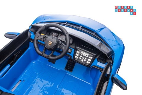 [A500.STRONG] Lamborghini Revuelto XL auto na akumulator 200W 24V//7Ah silnik bezszczotkowy pompowane koła ekoskóra