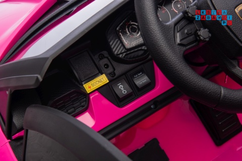 [A500.STRONG] Lamborghini Revuelto XL auto na akumulator 200W 24V//7Ah silnik bezszczotkowy pompowane koła ekoskóra