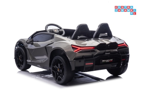 [A500.STRONG] Lamborghini Revuelto XL auto na akumulator 200W 24V//7Ah silnik bezszczotkowy pompowane koła ekoskóra