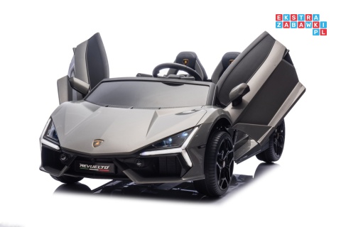 [A500.STRONG] Lamborghini Revuelto XL auto na akumulator 200W 24V//7Ah silnik bezszczotkowy pompowane koła ekoskóra