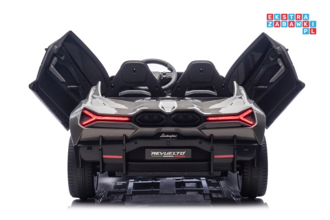 [A500.STRONG] Lamborghini Revuelto XL auto na akumulator 200W 24V//7Ah silnik bezszczotkowy pompowane koła ekoskóra