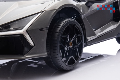 [A500.STRONG] Lamborghini Revuelto XL auto na akumulator 200W 24V//7Ah silnik bezszczotkowy pompowane koła ekoskóra