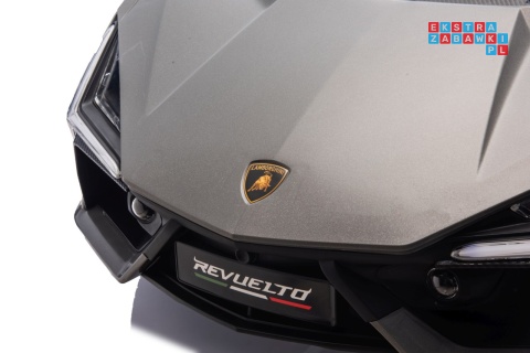 [A500.STRONG] Lamborghini Revuelto XL auto na akumulator 200W 24V//7Ah silnik bezszczotkowy pompowane koła ekoskóra