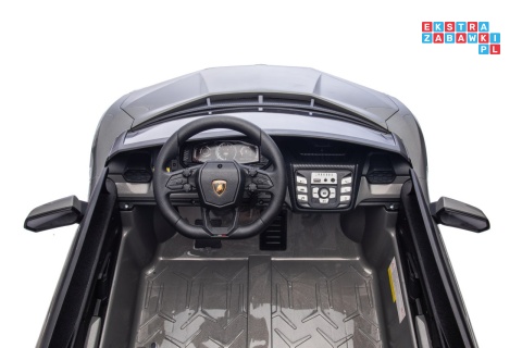 [A500.STRONG] Lamborghini Revuelto XL auto na akumulator 200W 24V//7Ah silnik bezszczotkowy pompowane koła ekoskóra