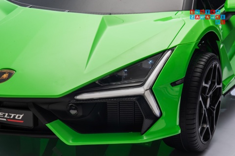 [A500.STRONG] Lamborghini Revuelto XL auto na akumulator 200W 24V//7Ah silnik bezszczotkowy pompowane koła ekoskóra