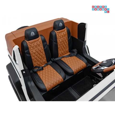[A1000.STRONG] Mercedes Benz MAYBACH G650 auto na akumulator 4x200W 24V/14Ah silniki bezszczotkowe pompowane koła dotykowy panel