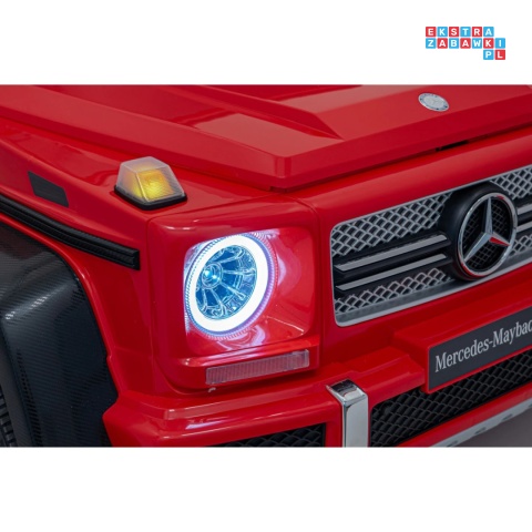 [A1000.STRONG] Mercedes Benz MAYBACH G650 auto na akumulator 4x200W 24V/14Ah silniki bezszczotkowe pompowane koła dotykowy panel