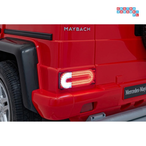 [A1000.STRONG] Mercedes Benz MAYBACH G650 auto na akumulator 4x200W 24V/14Ah silniki bezszczotkowe pompowane koła dotykowy panel