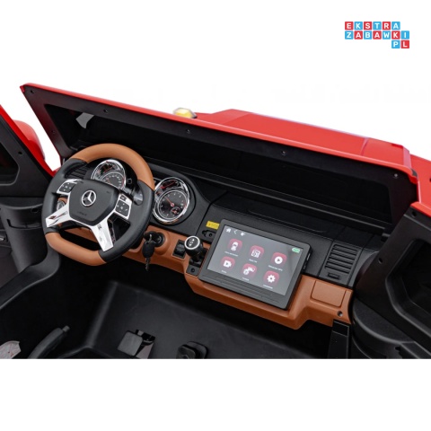 [A1000.STRONG] Mercedes Benz MAYBACH G650 auto na akumulator 4x200W 24V/14Ah silniki bezszczotkowe pompowane koła dotykowy panel