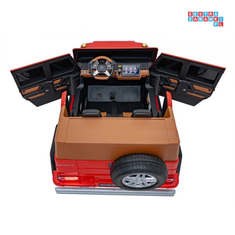 [A1000.STRONG] Mercedes Benz MAYBACH G650 auto na akumulator 4x200W 24V/14Ah silniki bezszczotkowe pompowane koła dotykowy panel