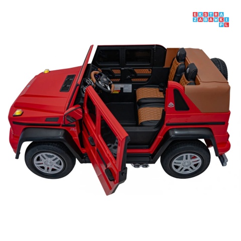 [A1000.STRONG] Mercedes Benz MAYBACH G650 auto na akumulator 4x200W 24V/14Ah silniki bezszczotkowe pompowane koła dotykowy panel