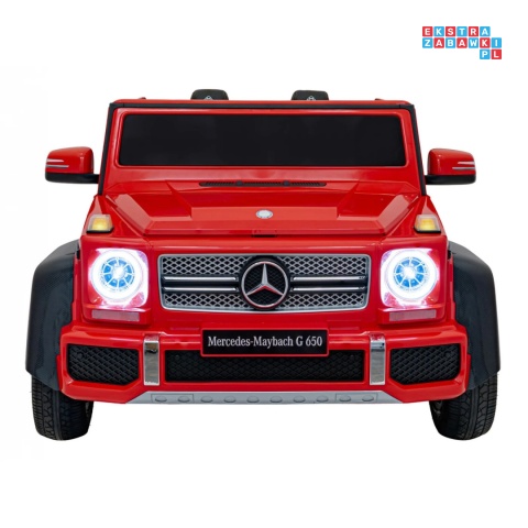 [A1000.STRONG] Mercedes Benz MAYBACH G650 auto na akumulator 4x200W 24V/14Ah silniki bezszczotkowe pompowane koła dotykowy panel