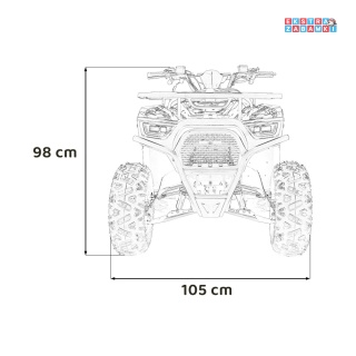 Quad Spalinowy 120CC DISCOVERER pojazd dla dzieci - jednocylindrowy czterosuwowy