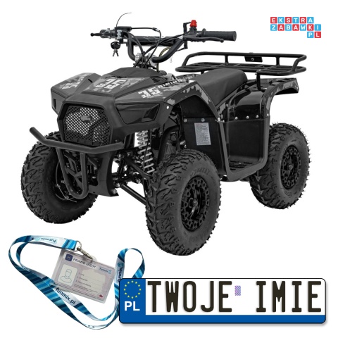 [ATV-13A] Quad Spalinowy 49CC SIRIUS Siedzenia z ekoskóry pojazd dla dzieci jednocylindrowy dwusuwowy