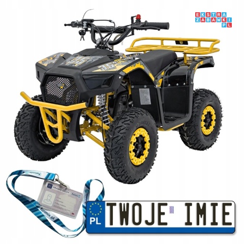 [ATV-13A] Quad Spalinowy 49CC SIRIUS Siedzenia z ekoskóry pojazd dla dzieci jednocylindrowy dwusuwowy