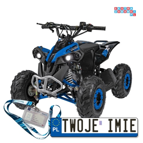 [ATV-3C] Quad Spalinowy RENEGADE HIPERFECT 110CC dla dzieci - jednocylindrowy czterosuwowy - niebieski