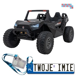 [SX1929] Buggy Clash STRONG 4x4 (2x35W + 2x300W) 24V/14Ah ekoskóra EVA