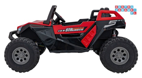 [SX1929] Buggy Clash STRONG 4x4 (2x35W + 2x300W) 24V/14Ah ekoskóra EVA