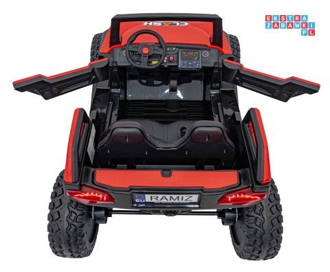 [SX1929] Buggy Clash STRONG 4x4 (2x35W + 2x300W) 24V/14Ah ekoskóra EVA