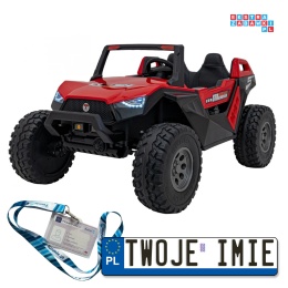 [SX1929] Buggy Clash STRONG 4x4 (2x35W + 2x300W) 24V/14Ah ekoskóra EVA