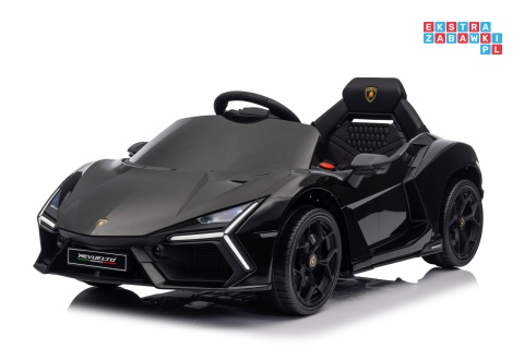 [QLS-8603] Lamborghini Revuelto auto na akumulator 4x4 (2x45W i 2x35W) 12V/9Ah ekoskóra EVA