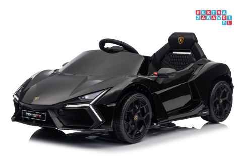 [QLS-8603] Lamborghini Revuelto auto na akumulator 4x4 (2x45W i 2x35W) 12V/9Ah ekoskóra EVA
