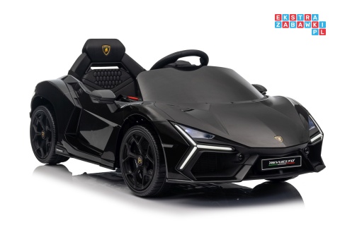[QLS-8603] Lamborghini Revuelto auto na akumulator 4x4 (2x45W i 2x35W) 12V/9Ah ekoskóra EVA