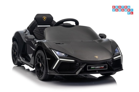 [QLS-8603] Lamborghini Revuelto auto na akumulator 4x4 (2x45W i 2x35W) 12V/9Ah ekoskóra EVA