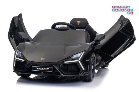[QLS-8603] Lamborghini Revuelto auto na akumulator 4x4 (2x45W i 2x35W) 12V/9Ah ekoskóra EVA