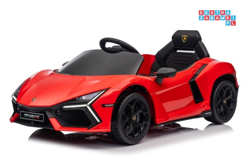 [QLS-8603] Lamborghini Revuelto auto na akumulator 4x4 (2x45W i 2x35W) 12V/9Ah ekoskóra EVA