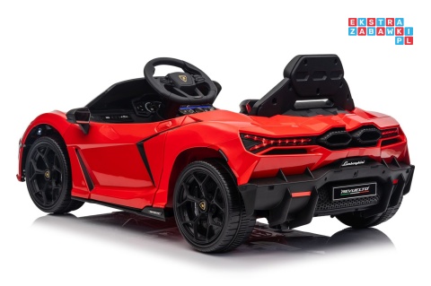[QLS-8603] Lamborghini Revuelto auto na akumulator 4x4 (2x45W i 2x35W) 12V/9Ah ekoskóra EVA