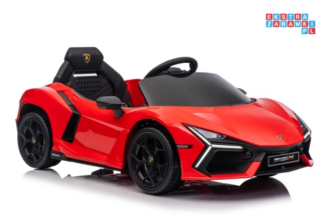 [QLS-8603] Lamborghini Revuelto auto na akumulator 4x4 (2x45W i 2x35W) 12V/9Ah ekoskóra EVA