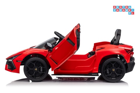 [QLS-8603] Lamborghini Revuelto auto na akumulator 4x4 (2x45W i 2x35W) 12V/9Ah ekoskóra EVA