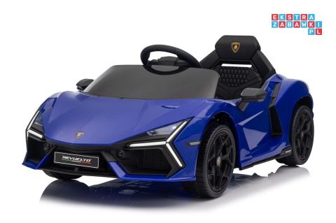 [QLS-8603] Lamborghini Revuelto auto na akumulator 4x4 (2x45W i 2x35W) 12V/9Ah ekoskóra EVA
