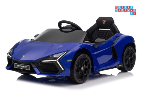 [QLS-8603] Lamborghini Revuelto auto na akumulator 4x4 (2x45W i 2x35W) 12V/9Ah ekoskóra EVA