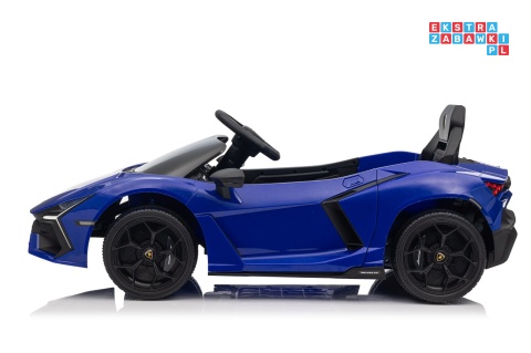 [QLS-8603] Lamborghini Revuelto auto na akumulator 4x4 (2x45W i 2x35W) 12V/9Ah ekoskóra EVA